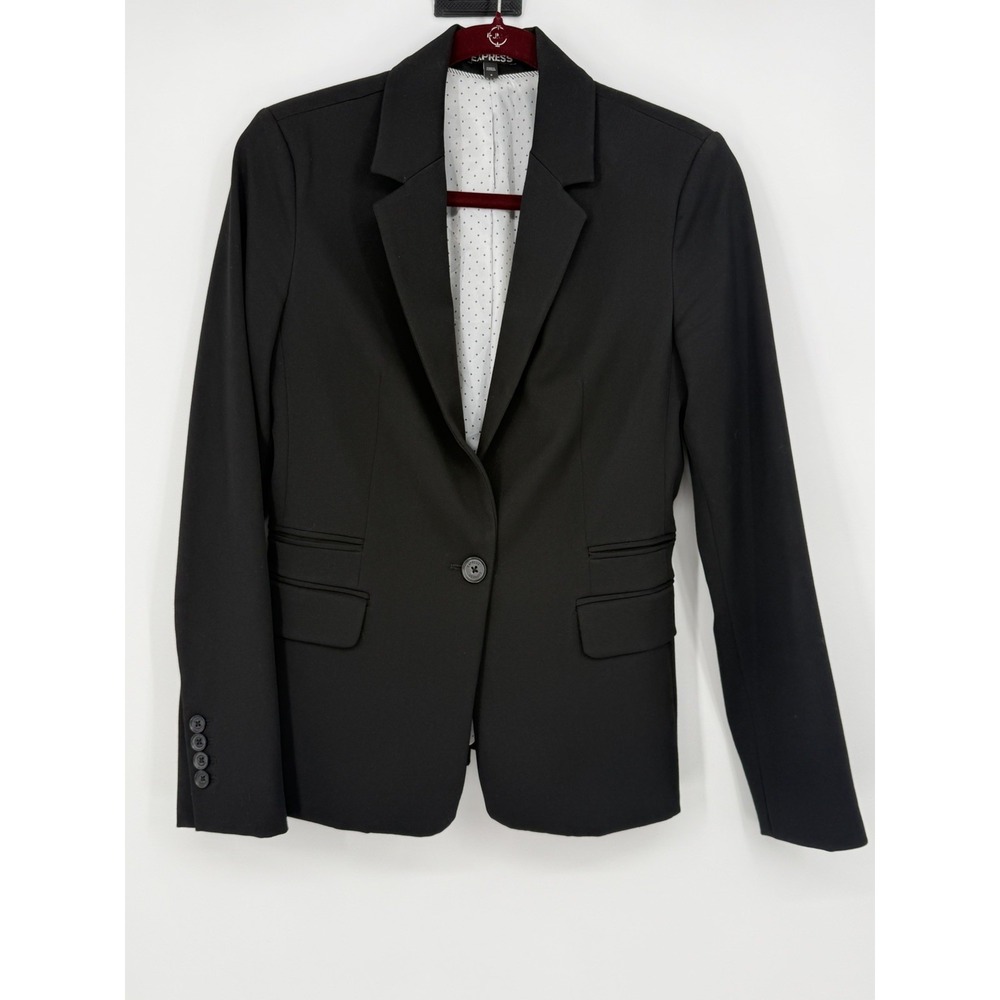 Express Women's Black Suit Dress Jacket Size 8